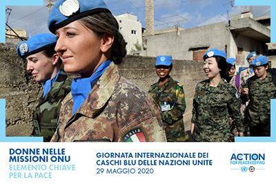 Social media card for Italian peacekeepers